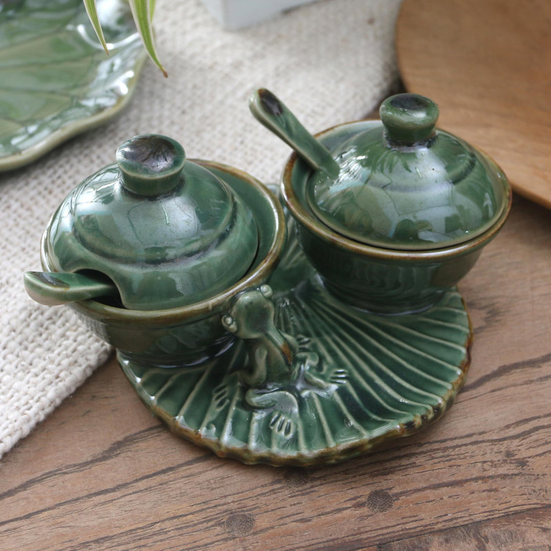 Ceramic Condiment Set