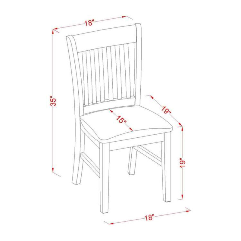 L'ensemble de 5 tables de cuisine pour 4 personnes comprend une table de salle à manger rectangulaire avec Dropleaf et 4 chaises rembourrées en tissu de lin, chêne