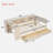 Modern Bed With Storage Shelves, 2 Drawers, Charging Station, Study Desk And Upholstered Headboard-833519697
