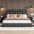 Laterius Upholstered Four Poster Bed with Drawers-1916522813-1916522812