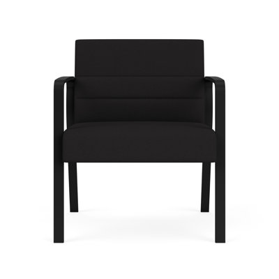 Waterfall Waiting Reception Oversized Guest Chair Metal Frame
