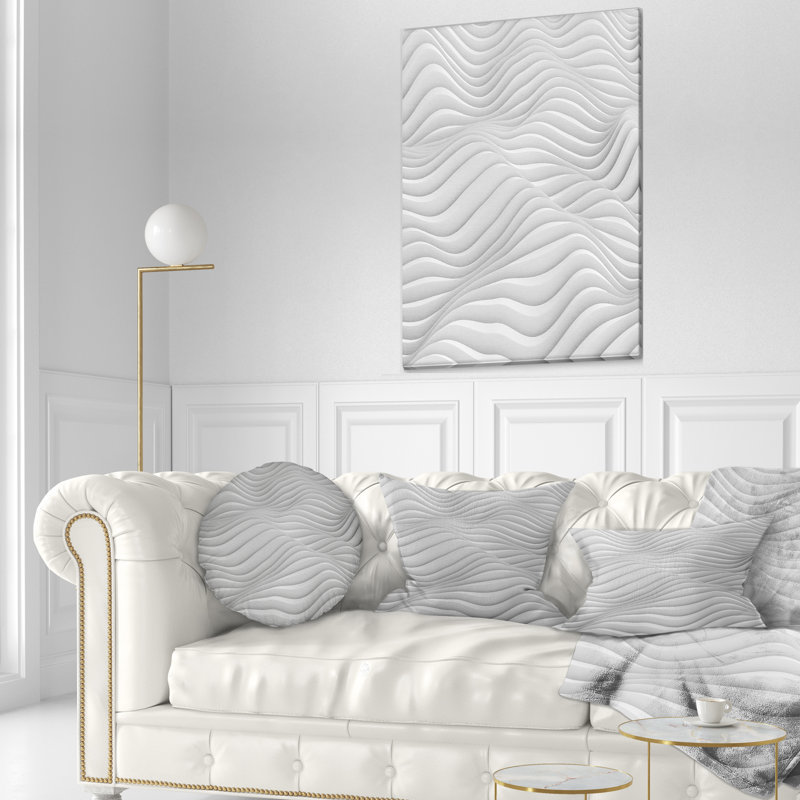 Coussin lombaire à ondulations fractales 3d ondulations