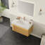 Meuble-lavabo mural simple 36 po avec lavabo