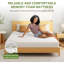Matelas en mousse à mémoire de forme pleine grandeur, matelas de lit de 8 pouces dans une boîte avec gel de thé vert rafraîchissant, soulagement de la pression avec support mi-ferme