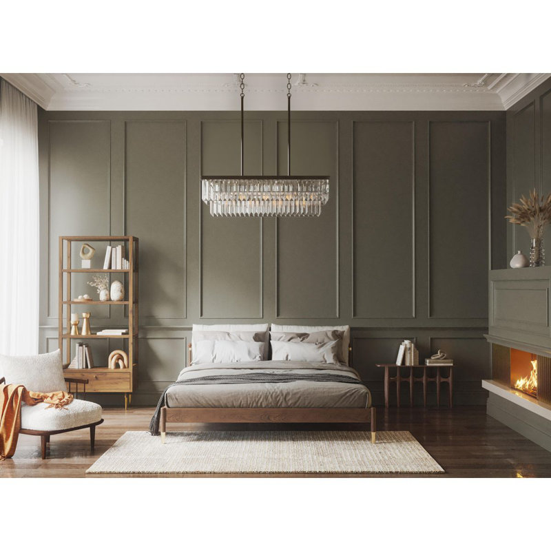 Galene 4 - Light Dimmable Tiered Chandelier, Antique Bronze