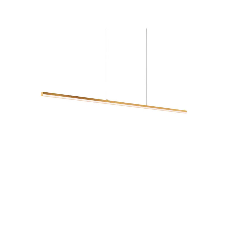 Luminaire suspendu 1 lumière Laivi, Or