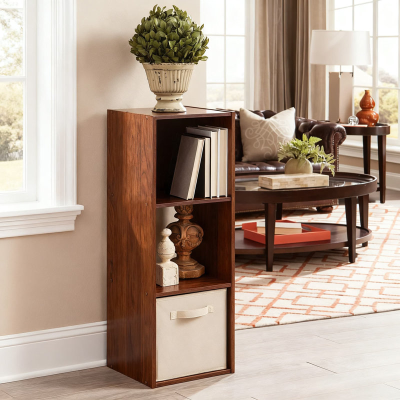 Étagère de rangement à 3 cubes | Bibliothèque verticale ou horizontale polyvalente avec assemblage facile | Unité de rangement multifonctionnelle pour l'organisation de la maison