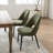 Modern Upholstered Dining Chairs 20" Wide Leather Side Chair with High Back-72357466