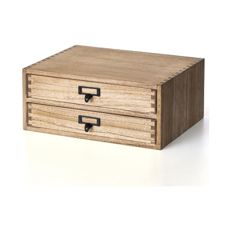 Solid Wood Desk Organiser