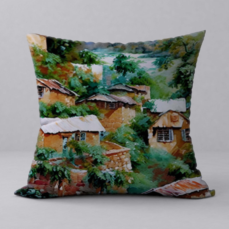 Reversible Throw Pillow
