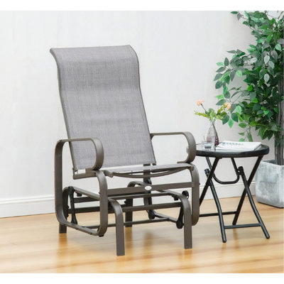 Gliding Chair Gliding Lounger Chair, Single Rocker