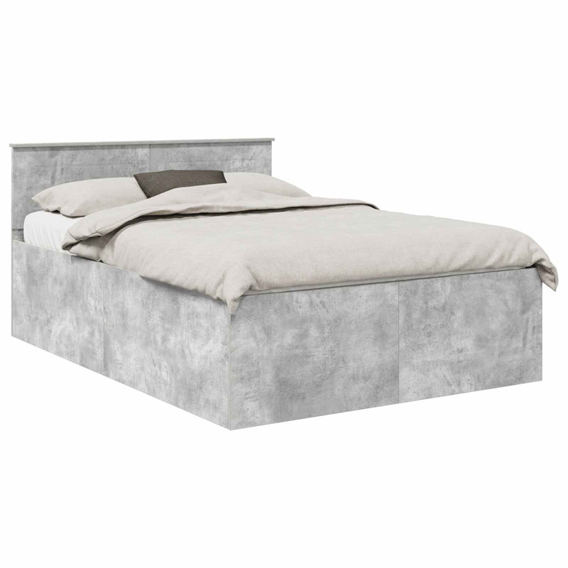 Bed, Kingsize (5'), Concrete Grey