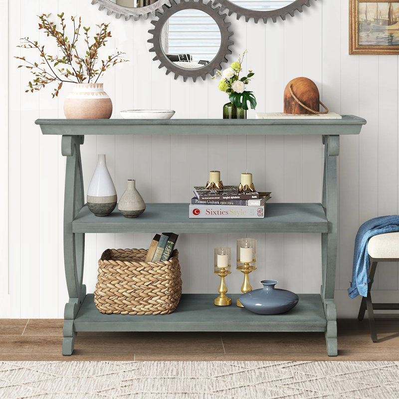 Console Heleana, Vert clair antique
