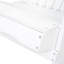 Chaise d'extérieur en bois, blanche, pliable, avec une qualité durable en bois blanc, pour une utilisation