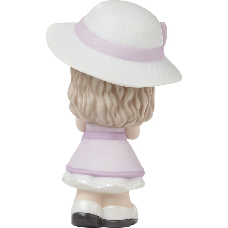 Springtime Blessings Porcelain Figurine with Lily Flower