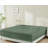 Fitted Sheet Only - 16 Inch Pocket Rayon From Bamboo Fitted Sheet, Super Soft And Cooling Bottom Sheet With 4 Elastic Corner Straps(Green)