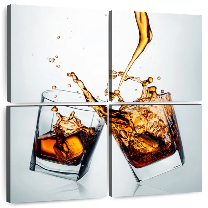 Yarlin éclaboussant des boissons de whisky, H 18 po x l 18 po