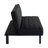 Serta Nova Scotia 66.1" Metal Leg Convertible Sofa, Horizontal Channel Tufting, Easy Assembly-111078652