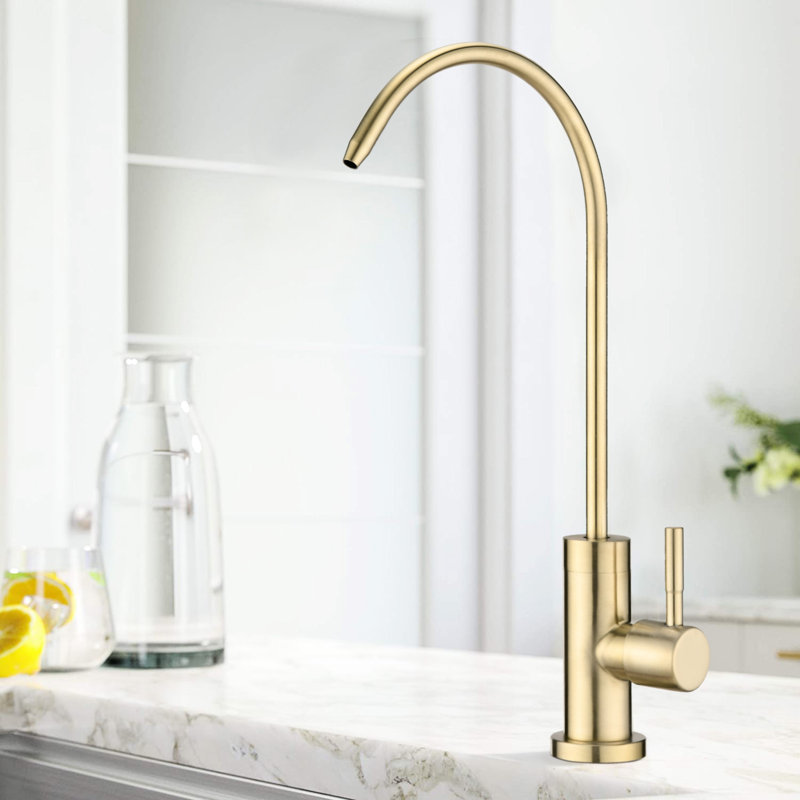 Kitchen Water Filter Tap - Metal, Corrosion Finish, Flow, 360 Rotatable, Simple & Stylish Stainless Steel Drinking Faucet Swivel, No Secondary Pollution, High-Grade Ceramic, Corrosion , Practical
