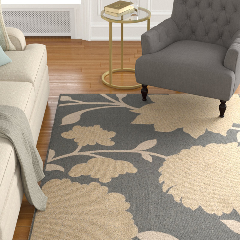 Herefordshire Performance Floral Indoor/Outdoor Area Rug, Rectangle 5'3" x 7'7"
