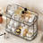 2-Tier Corner Organizer For Bathroom Countertop, Vanity & Kitchen - Space-Saving Cosmetic & Skincare Storage Shelf With Durable Metal Frame-631931657