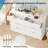 8-Drawer Fluted Dresser - Anti-Tip Wood Storage Organizer, Large Capacity Retro Dresser for Bedroom, Hallway & Entryway-239890114