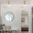 Doonfin Glass Semi Flush Mount-1513948451