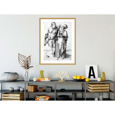 «Le cuisinier et sa femme» par Albrecht Dürer, impression giclée sur cadre