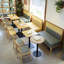 Banc rembourré en similicuir Simple Elegant Cafe-101513804