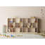 Geonna 117cm H x 111.5cm W Geometric Bookcase-1973524597