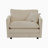 Accent Chair, High-End Chenille Upholstered Armchairs, Living Room Side Chairs With Toss Pillow, Chenille-315552845-331873175