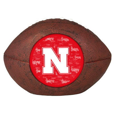 NCAA Nebraska Cornhuskers DEL logo 3D en résine décor de football | 10,5 po