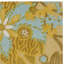 Tapis à motif floral citron / bleu Keene-19267120