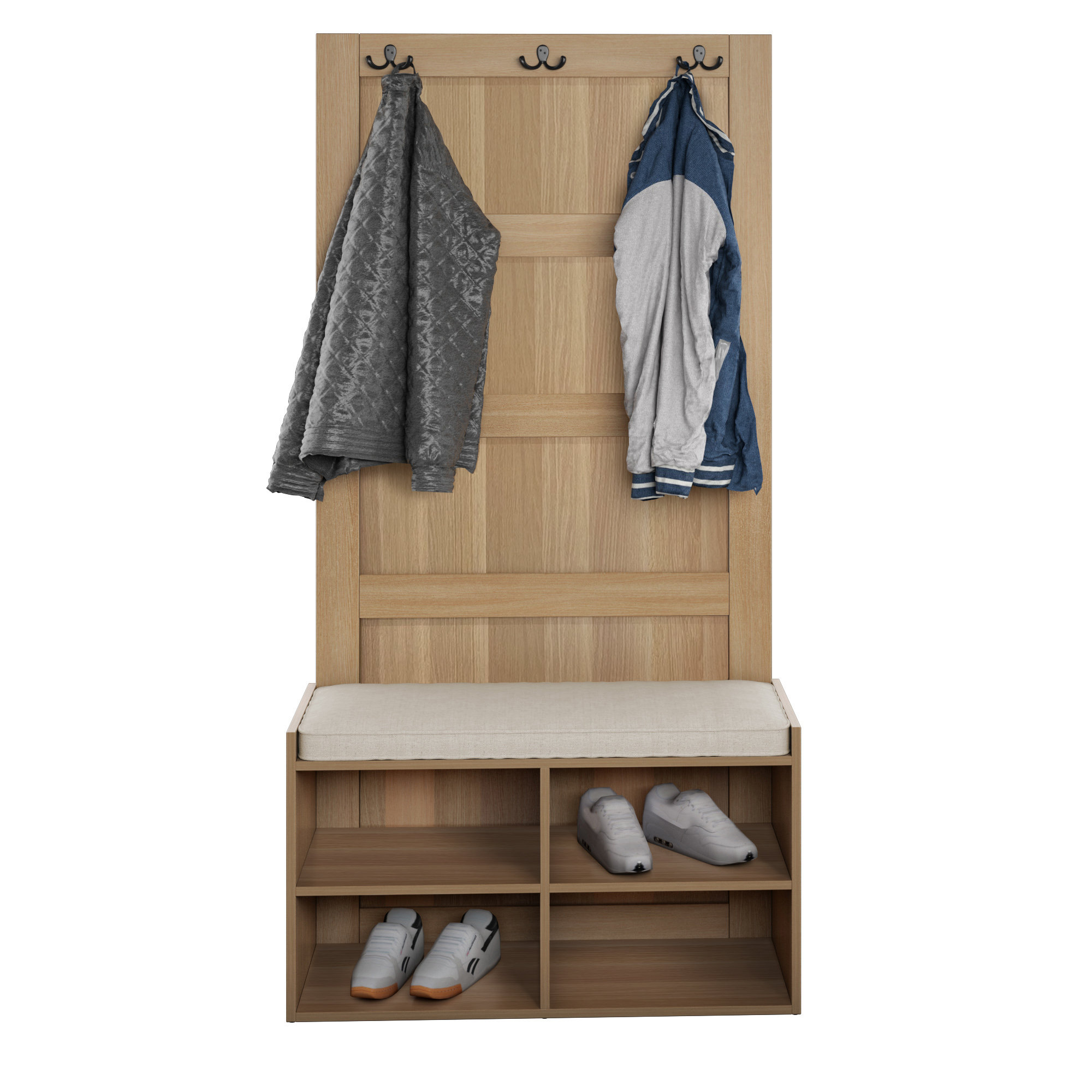 Hall Tree with Bench and Shoe Storage Latitude Run