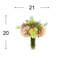 Arrangement d'orchidées en polysilk dans un vase