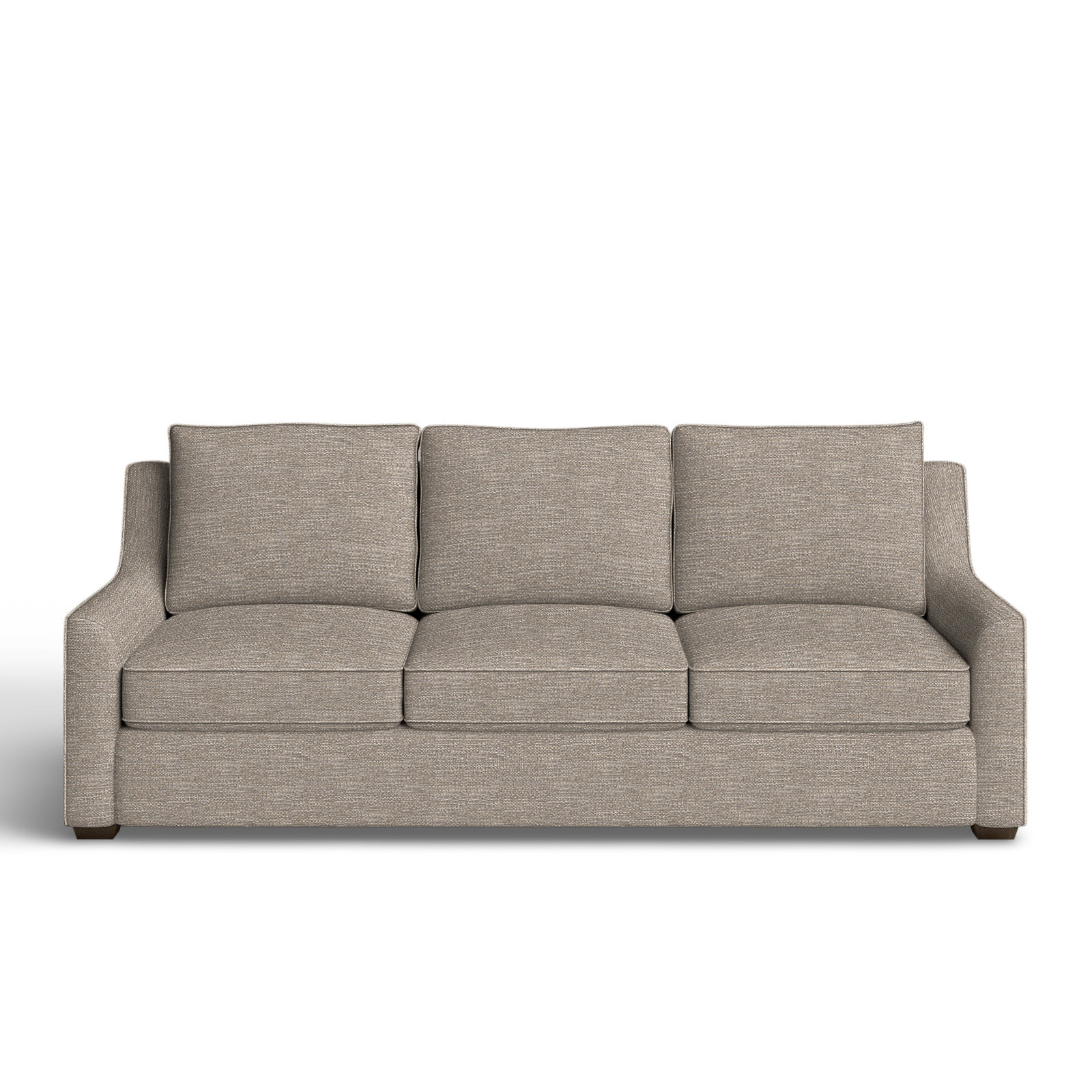 Gemi 80'' Upholstered Sofa, Drusky Linen Sustain® Basketweave