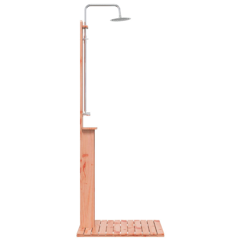 Outdoor Shower and Footwash Spout, Red Oak