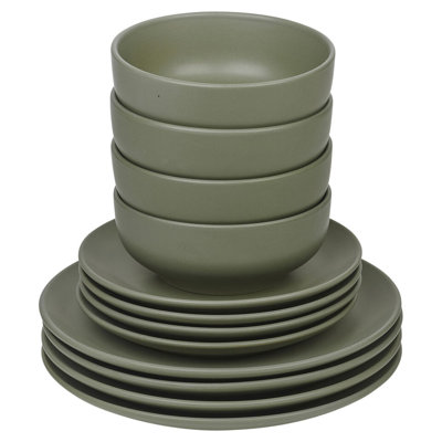 Ceramic Dinnerware Set 12 Piece - Service for 4