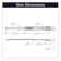 Drawer Slide Center Mount 3/4 Extension Cadmium Finish