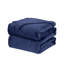 Reversible Faux Fur Mink Fleece Blanket Throw - Ultra Soft Plush Luxury Sofa & Bed Throw, Warm Light-299321581-299321577