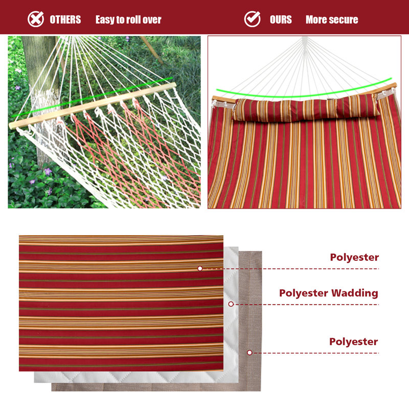 Hamac portatif Kemmie, Rouge