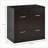 File Cabinets | Vinsetto 2-Drawer Vertical with Lock &amp; Keys, Letter Size Hanging Bars for Home Office Espresso | Particle Board | Dark Brown-399588003