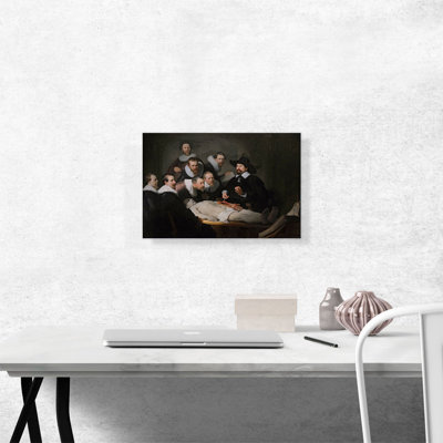 La leçon d'anatomie du Dr Nicolaes Tulp 1632 par Rembrandt van Rijn, reproduction d'art sur toile tendue