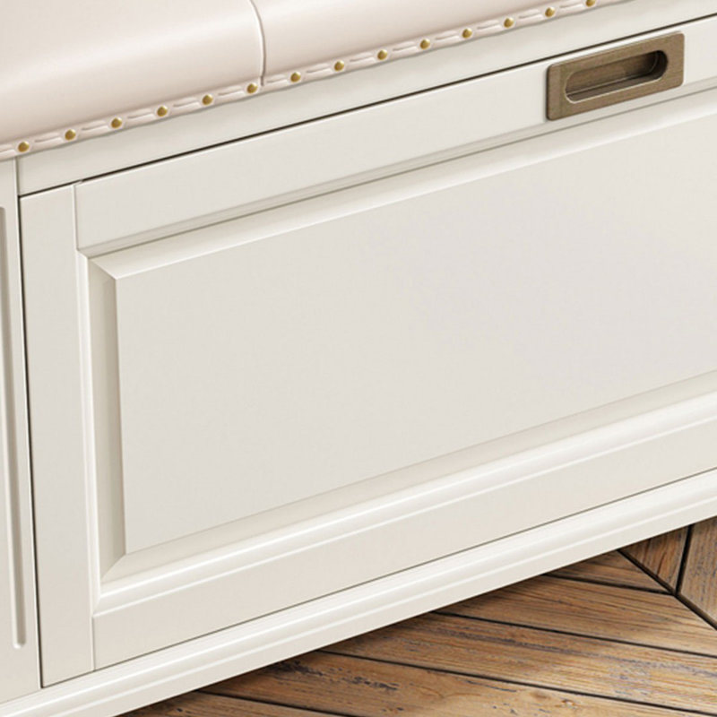 White Upholstered Bench
