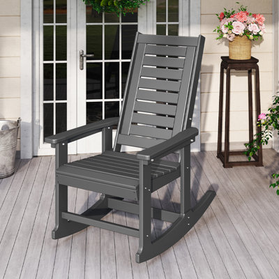 Plumville Outdoor Rocker Chair by Dovecove