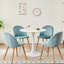 Mccaleb 43cm H Velvet Upholstered Metal Side Chair-2058928940
