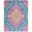 Tapis à motif oriental orange Felty-540291958