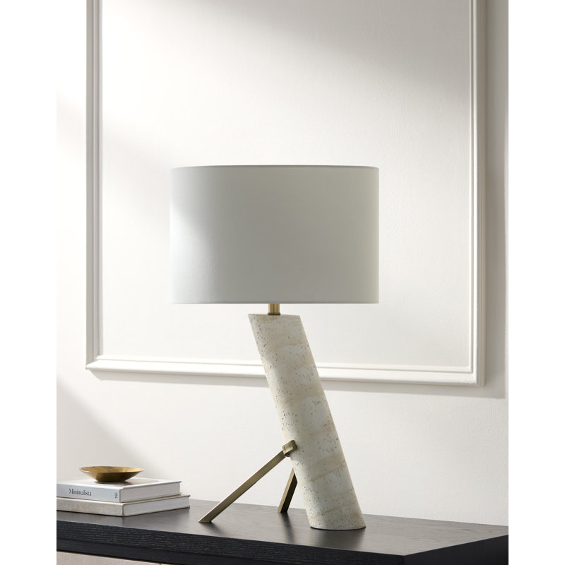 Teina Table Lamp, Light Gray