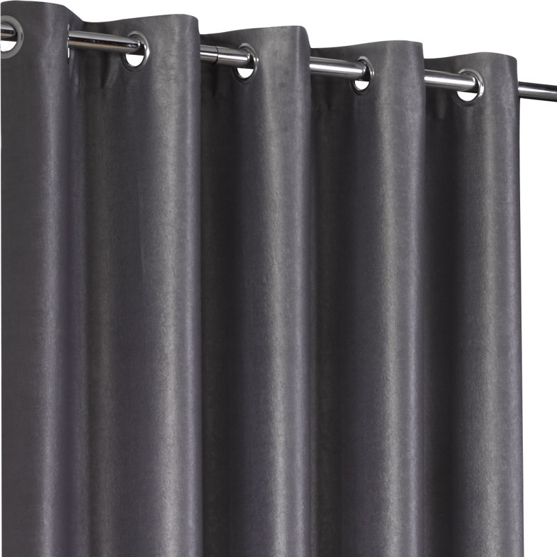Kalyn Blackout Curtain Pair, Silver, 229 W x 229 D cm