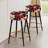 Ensemble de 2 tabourets de bar Regency